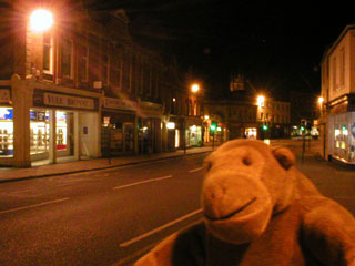 Mr Monkey looking down North Street