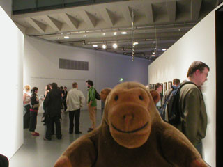 Mr Monkey in the DTroit exhibition