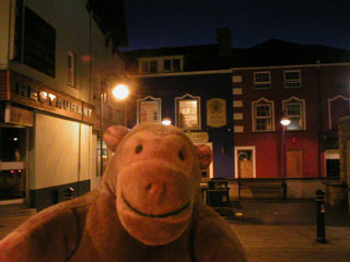 Mr Monkey opposite the Clock Tower restaurant