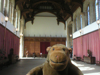 Mr Monkey in the Great Hall