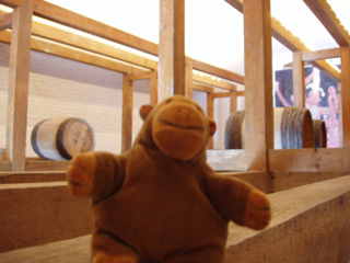 Mr Monkey inside the magazine