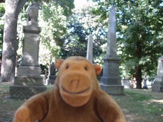 Mr Monkey inside the Necropolis