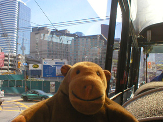 Mr Monkey looking towards Humber Bay