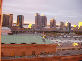 The view from the Fairmont at dawn