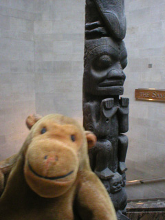 Mr Monkey with a totem pole