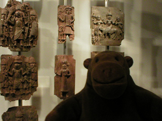 Mr Monkey with brass panels from Benin