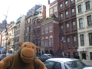 Mr Monkey on a New York street