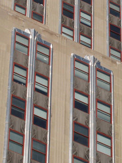 Ice hanging from a building near Mr Monkey's hotel