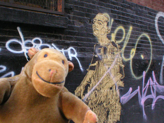 Mr Monkey with art by Swoon