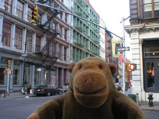 Mr Monkey in the Cast Iron district