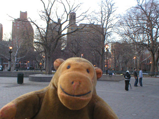 Mr Monkey in Washington Square