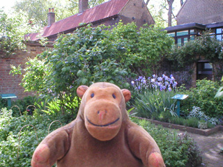 Mr Monkey in the Geffrye museum gardens