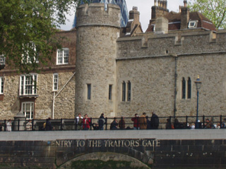 The entry to Traitors' Gate