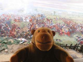 Mr Monkey inside the Panorama