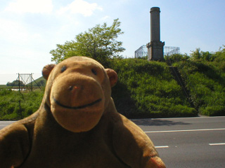 Mr Monkey across the road from the Gordon Monument