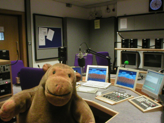 Mr Monkey in GMR studio 2