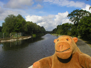 Mr Monkey beside the Forth & Clyde Canal