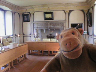 Mr Monkey in the High Dining Room