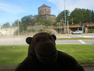 Mr Monkey looking at the Skansen Lejonet