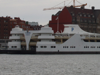 A floating car park