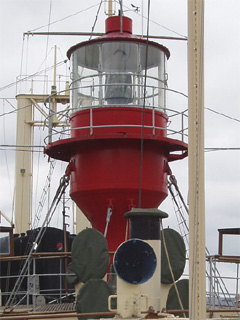 The light tower of the lightship Fladden