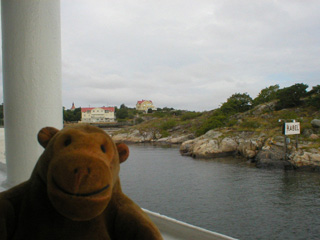 Mr Monkey looking at another island
