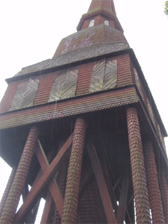 The tiling on the Hällestad belfry