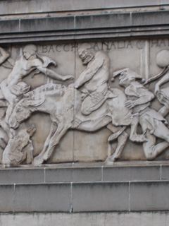 Part of the frieze of the Odeon