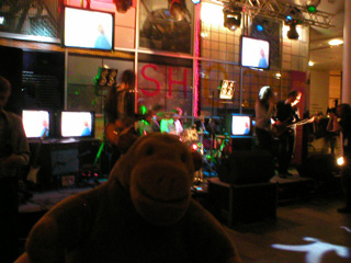 Mr Monkey watching the Permissive Society play