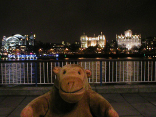 Mr Monkey looking across the river