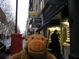 Mr Monkey in Hatton Garden