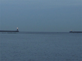 The mouth of the Tyne