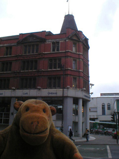 Mr Monkey across the road from the Cornerhouse