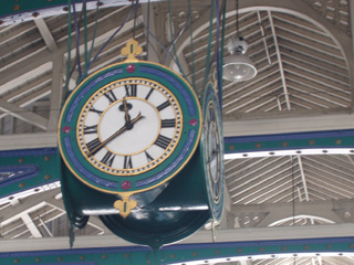 The central clock of Smithfields