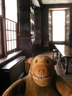 Mr Monkey in the great oak room