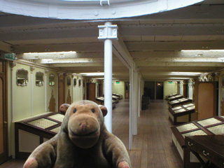 Mr Monkey on the Promenade Deck