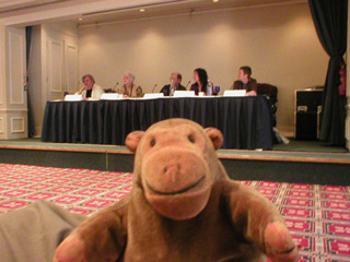 Mr Monkey at the Real People and Events panel