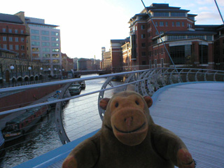 Mr Monkey on Valentine Bridge in Bristol