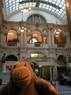 Mr Monkey outside Bristol Museum