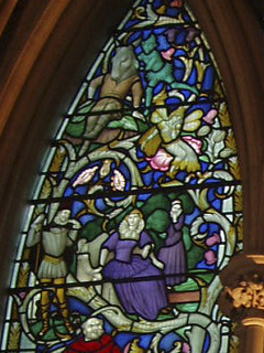 Part of the Shakespeare stained glass
