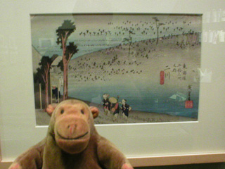 Mr Monkey with a Hiroshige print