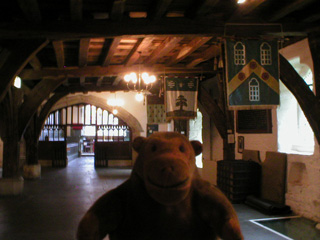 Mr Monkey in the right nave of the undercroft