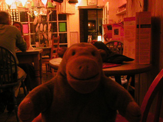Mr Monkey inside El Piano