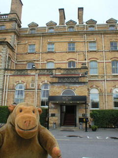Mr Monkey outside the Royal York hotel