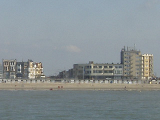 Buildings on the Flemish coast