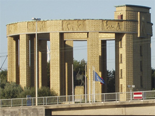 The Albert I monument in Nieuwpoort