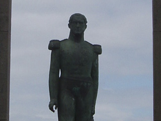 A statue of King Leopold I
