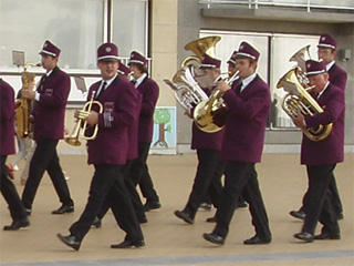 A proper Belgian brass band