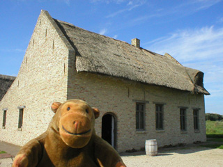 Mr Monkey looking at the ship-owners house