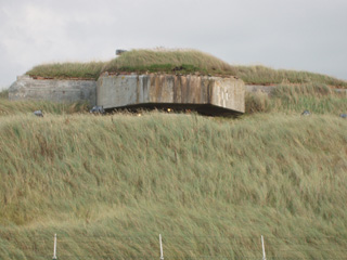 The main command bunker from the road